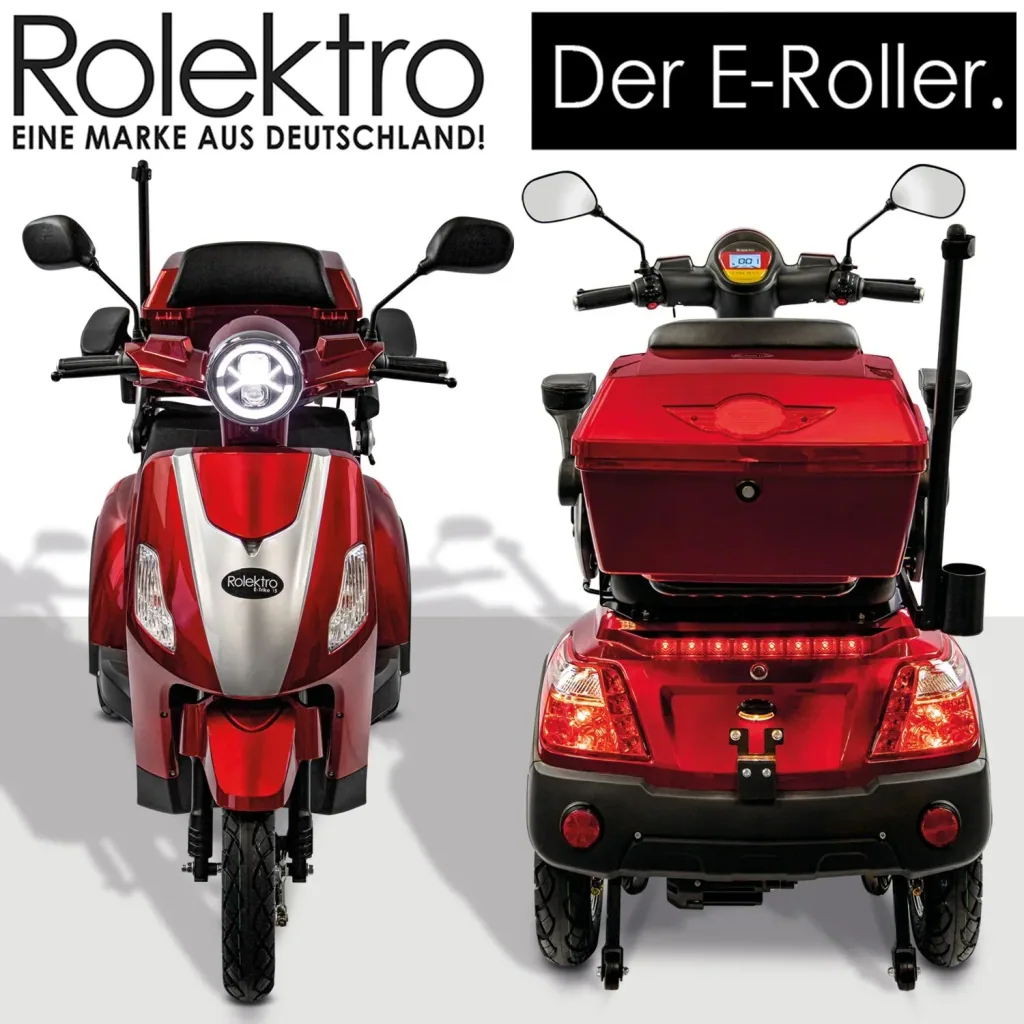 E-Trike 15 V.3, 1.000 Watt + Straßenverkehrszulassung