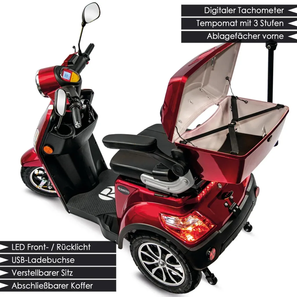 E-Trike 15 V.3, 1.000 Watt + Straßenverkehrszulassung