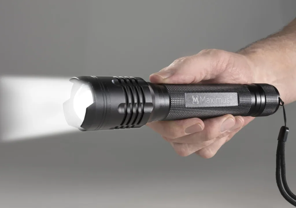 Taschenlampe Highpower LED, schwarz