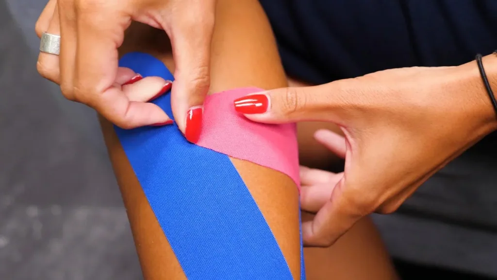 Kinesio-Tape, Physio-Tape, Türkis/ Dunkelblau/ Pink, 3-teilig