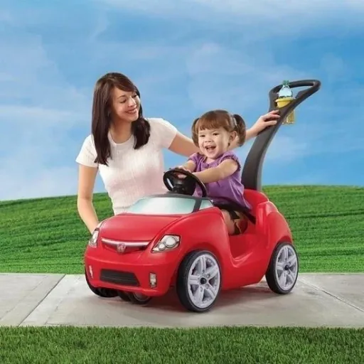 Easy Steer Sportster Red - Kinderwagen mit Schiebebügel - Für Kinder ab 2 Jahren und älter