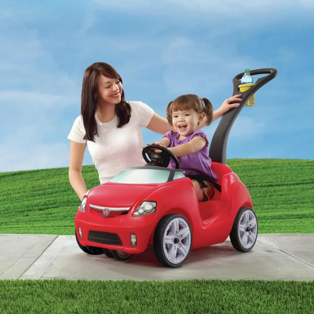 Easy Steer Sportster Red - Kinderwagen mit Schiebebügel - Für Kinder ab 2 Jahren und älter