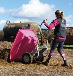 Zweiradschubkarre TWB 250 pink