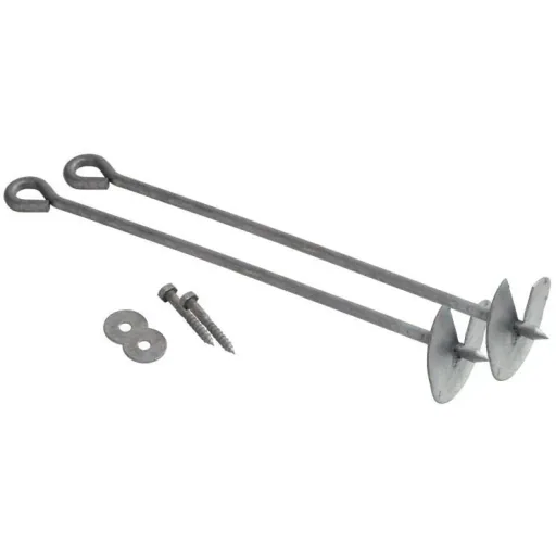 Doppelschaukel Grau Wandhalterung / weiß