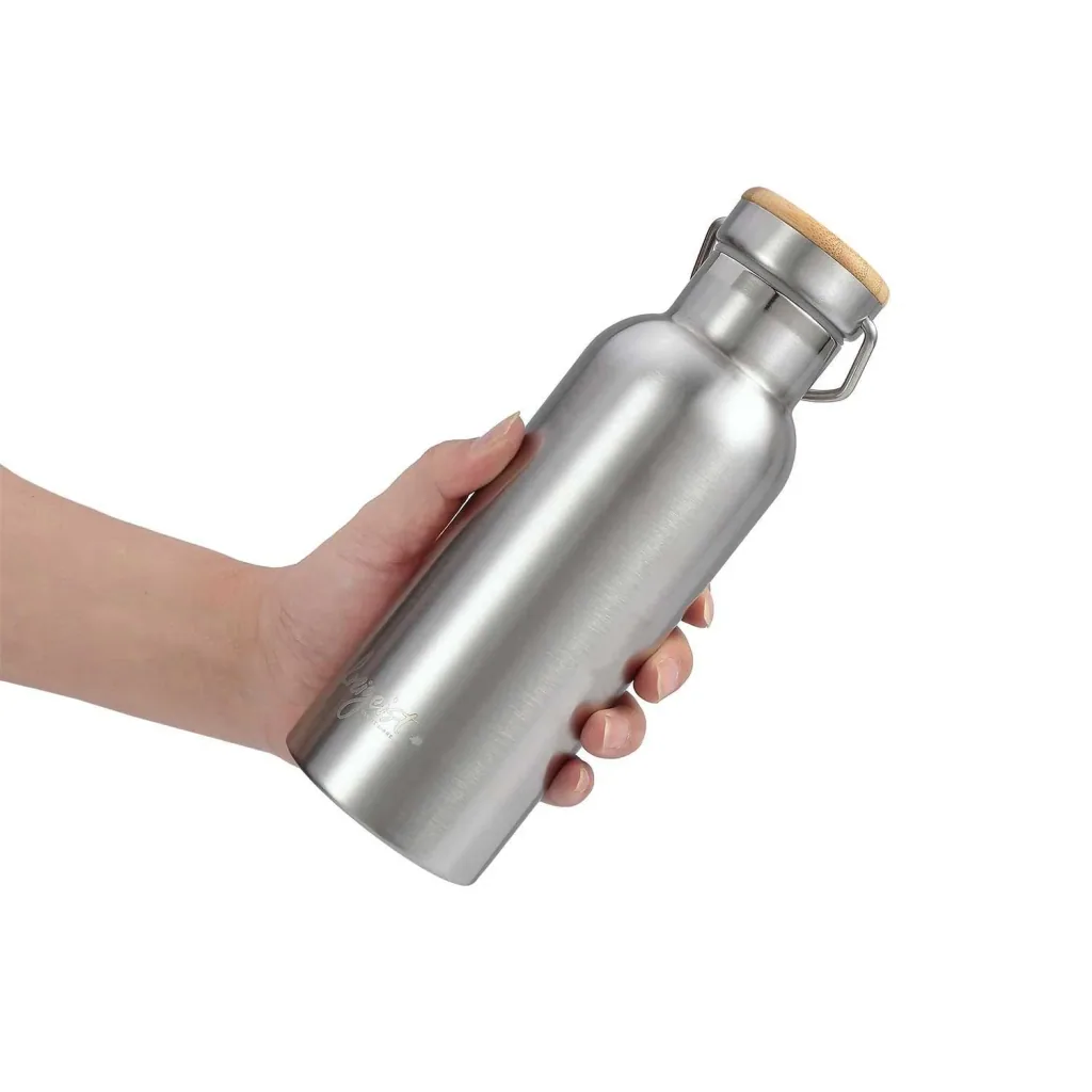 Isolierflasche 500 ml mit aquabook Reinigungsbürste XL