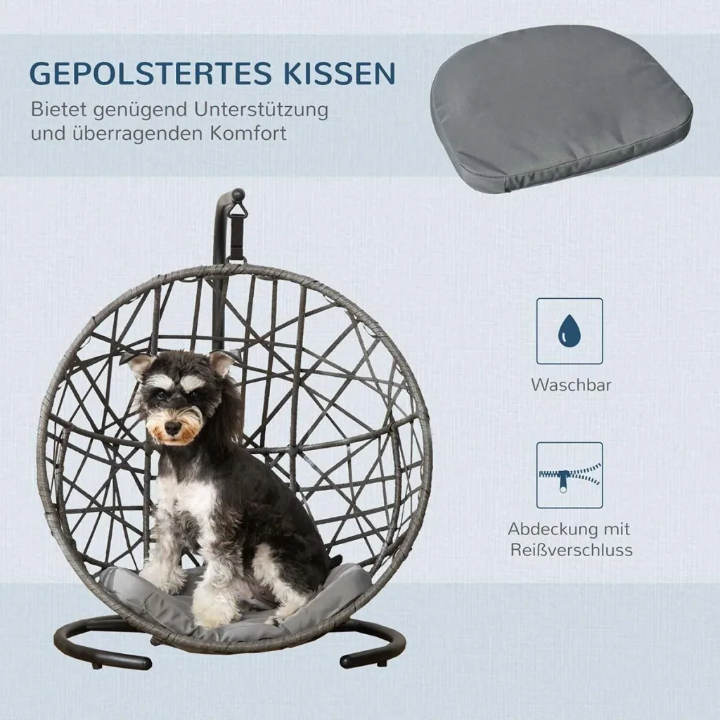 Polyrattan Sitzgarnitur 4 tlg. Sitzgruppe Gartenset Sofagarnitur Gartenmöbel Set Lounge Metall Luxus Grau