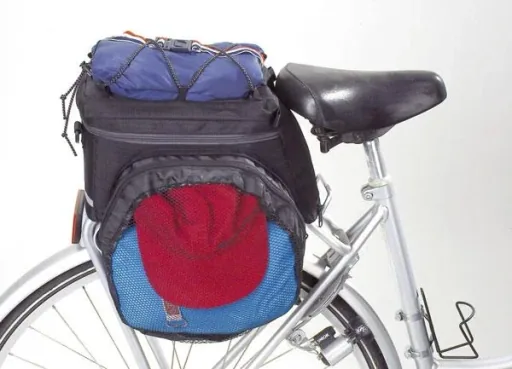 Fahrrad Gepäckträgertasche - multifunktionell, schwarz