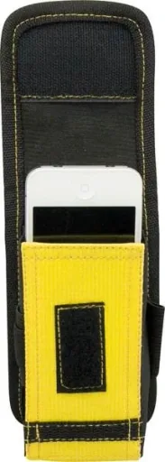 Handytasche, wasserabweisend, schwarz-gelb