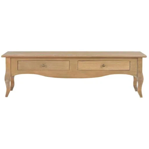 TV-Schrank mit 2 Schubladen 120x35x35 cm Kiefer massiv