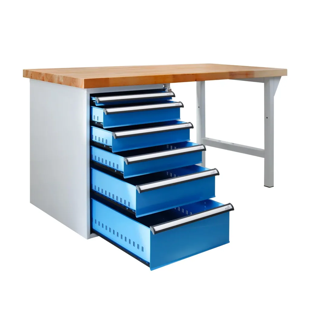 Werkbank mit Schubladenbox 6 SL 1500