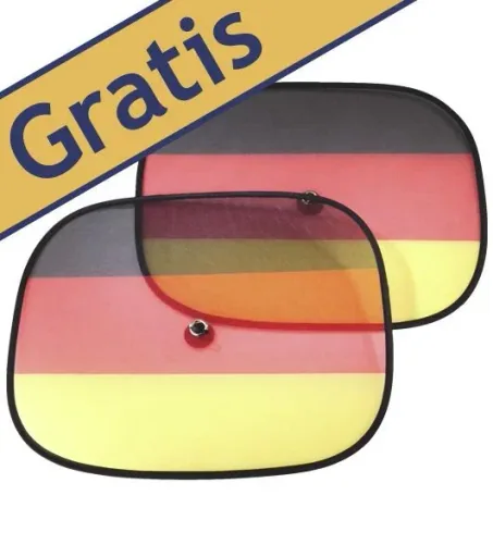 Sonnenschutz im DEUTSCHLAND Look, 2er Set