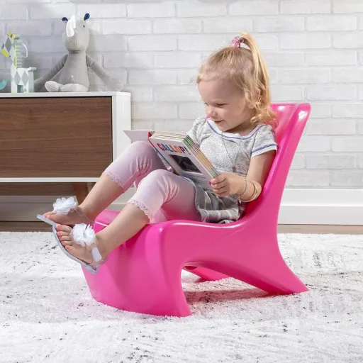 Junior Chic 2-teiliges Set Stuhl Himbeere