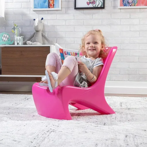 Junior Chic 2-teiliges Set Stuhl Himbeere