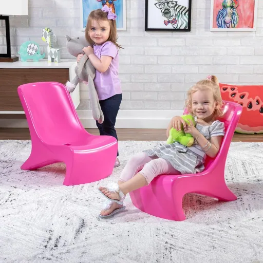 Junior Chic 2-teiliges Set Stuhl Himbeere
