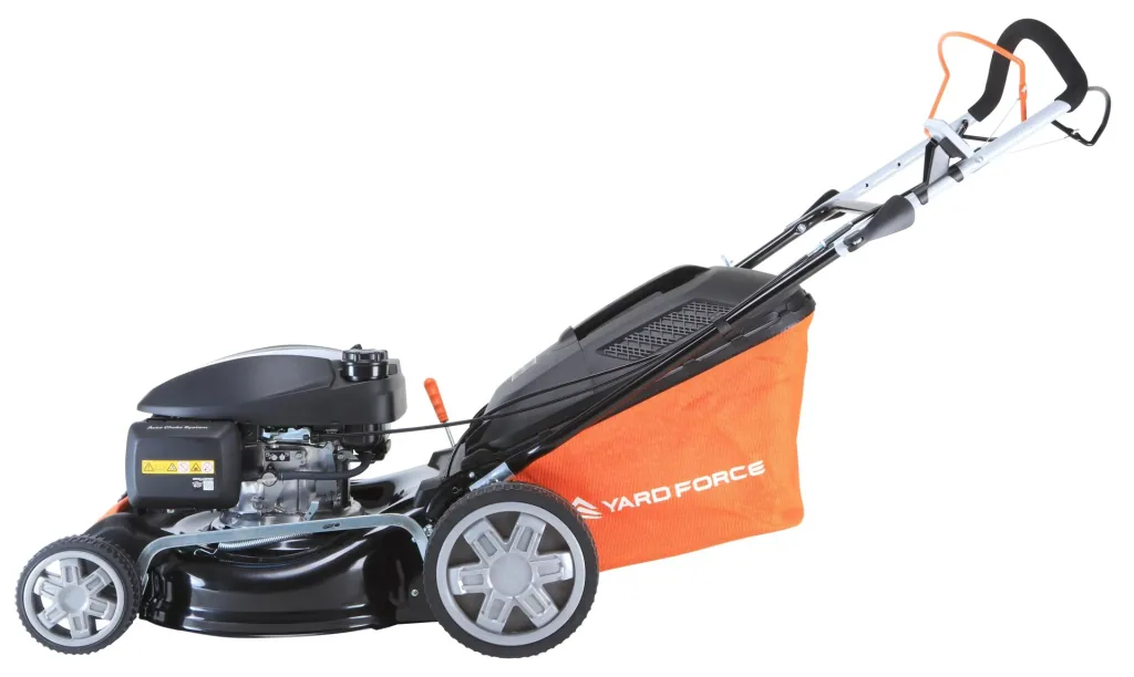 Benzin-Rasenmäher GM H46A - Honda GCV145 Motor mit Radantrieb, Digitaldisplay, 46 cm Schnittbreite bis zu 1800 m² Rasen