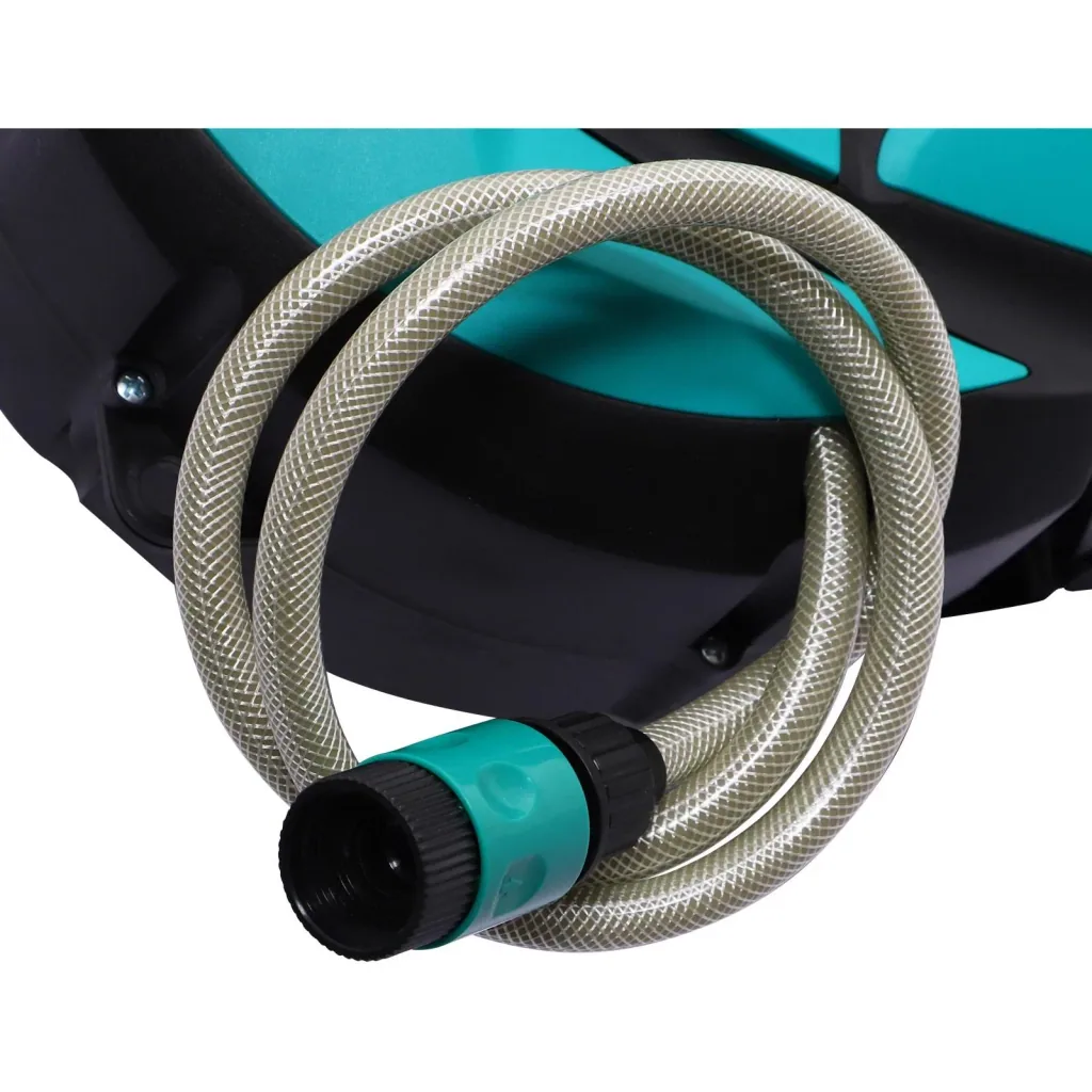 Schlauchtrommel Wandschlauchbox 180° schwenkbar Frostschutz -5 45 °C Kunststoff Grün + Schwarz 10 m
