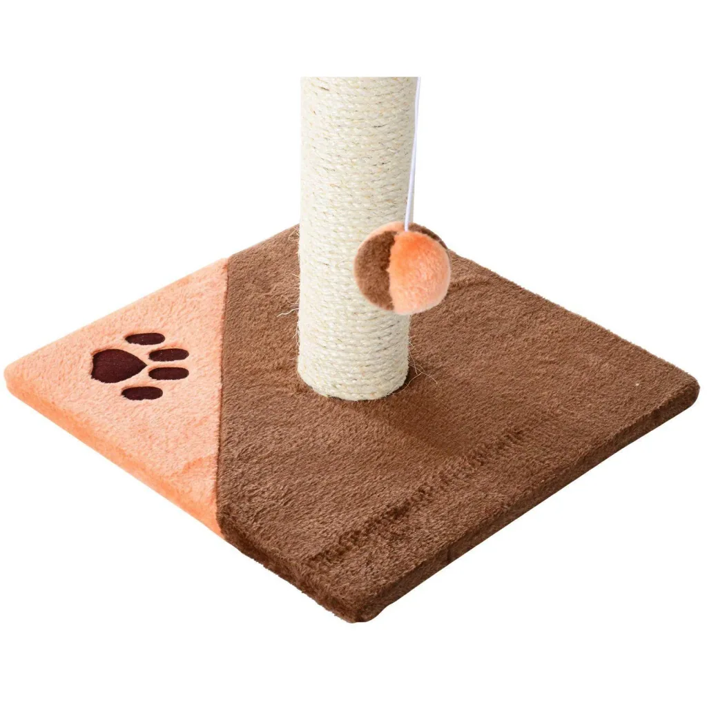 Katzenbaum Kletterbaum Katze Sisal Orange