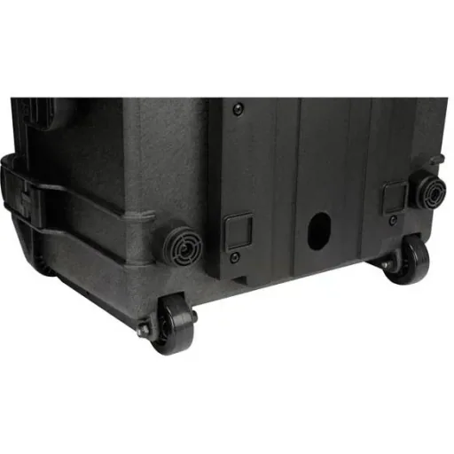 Wasserdichter rollbarer Schutz-Hartschalenkoffer IP67 60 x 47 x 28 cm mit Rädern und Teleskopgriff, anpassbare Pick-and-Pluck-Schaumstoffeinlage, schwerer Transportkoffer für Werkzeuge und Kameras