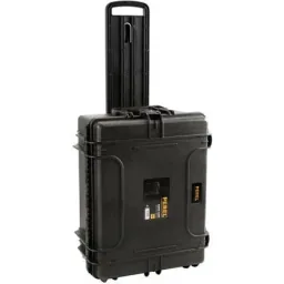 Wasserdichter rollbarer Schutz-Hartschalenkoffer IP67 60 x 47 x 28 cm mit Rädern und Teleskopgriff, anpassbare Pick-and-Pluck-Schaumstoffeinlage, schwerer Transportkoffer für Werkzeuge und Kameras