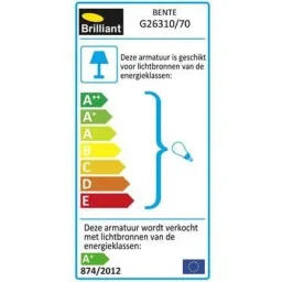 Wandspot Bente industriell beton gris inkl. 3 x 4W LED Ø 21,5 cm
