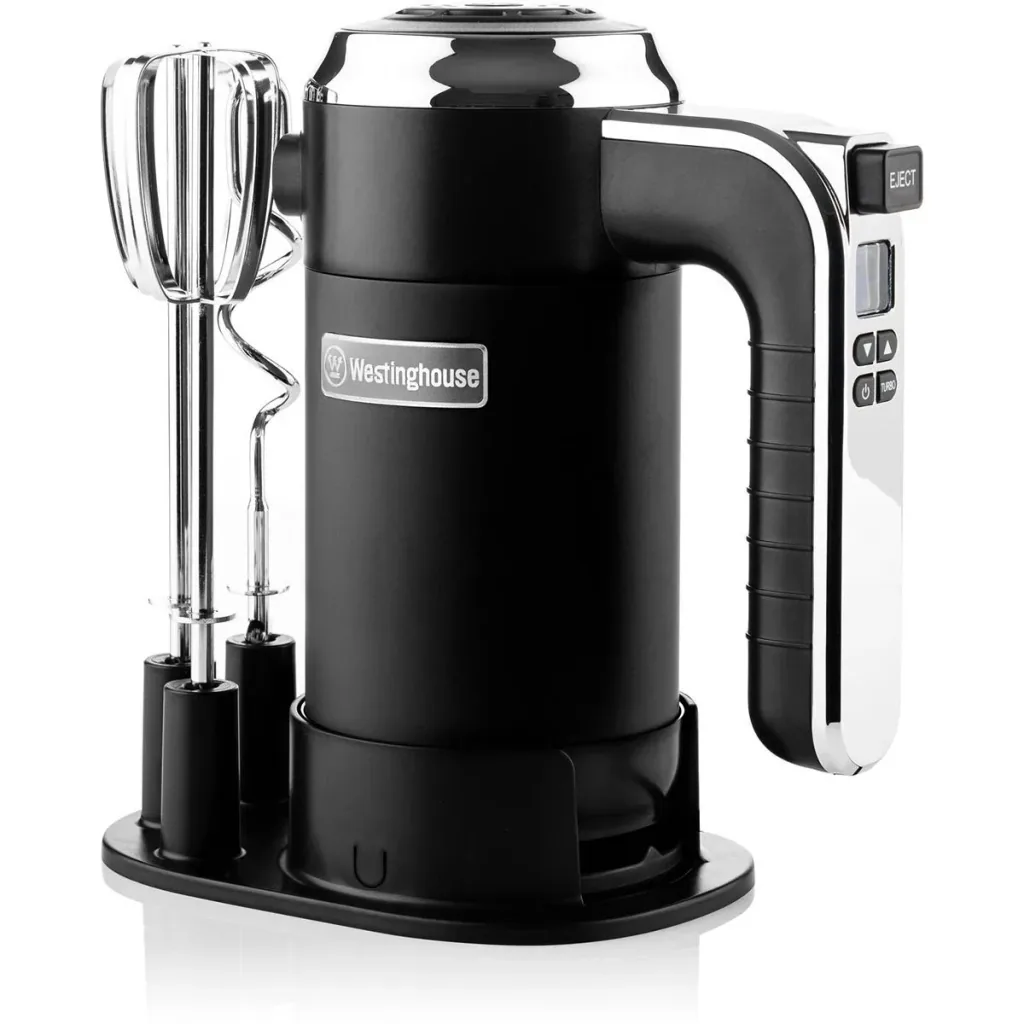 Retro - Handmixer und Pürierstab - Schwarz