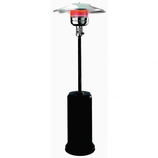Terrassenheizung - Heizung - regelbare Leistung - 12kW - 46x46x220cm - Schwarz