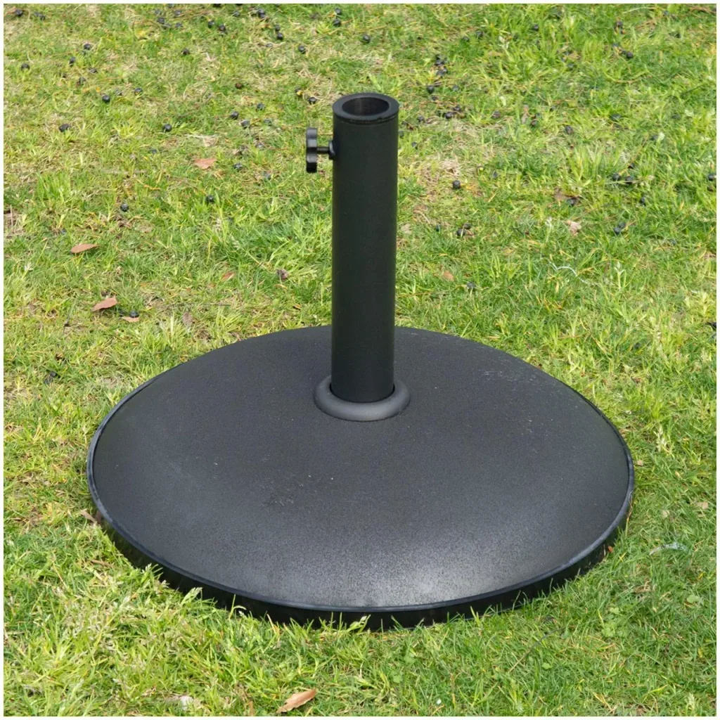 Sonnenschirmständer Sonnenschirmfuß 25kg Stahl Schwarz