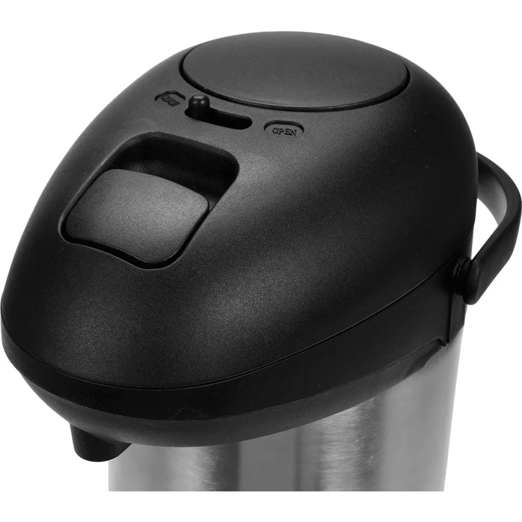 Thermoskanne mit Anti-Tropf-Schutz - 5L - Edelstahl