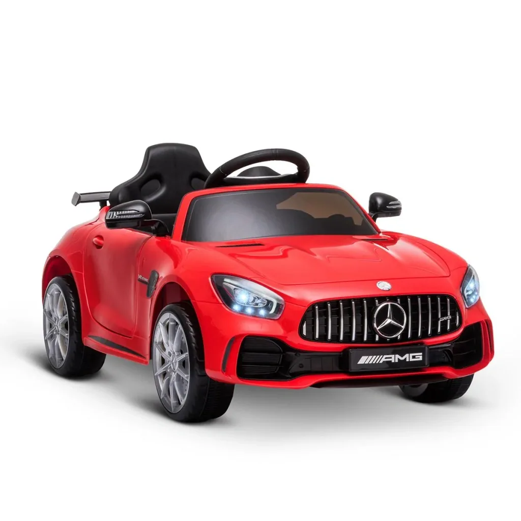 Kinderfahrzeug GTR Elektroauto mit Fernbedienung Musik(MP3/USB) Licht 3 6 Jahre PP Metall Rot 105 x 58 x 45 cm