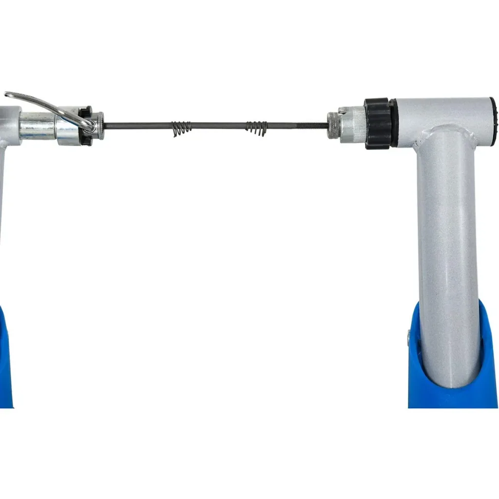 Fahrradtrainer mit Magnetbremse blau/silber