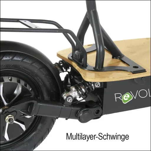 E-Roller "Revoluzzer" Basic 20 km/h schwarz