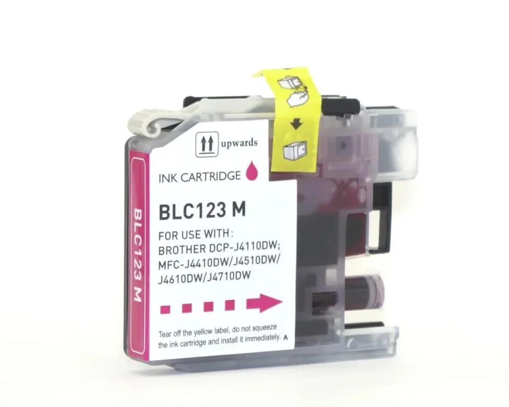 Druckerpatrone für Brother LC123M08 magenta
