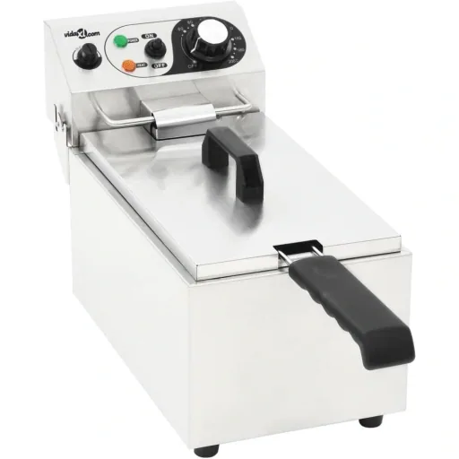 Elektro-Fritteuse 2000 W 6 L Edelstahl