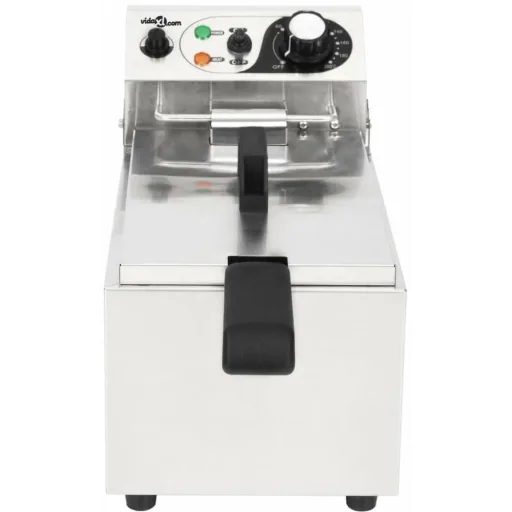 Elektro-Fritteuse 2000 W 6 L Edelstahl