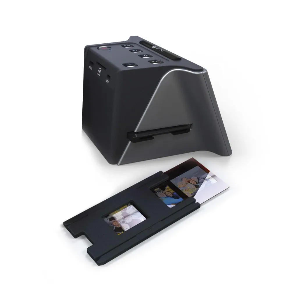 3in1 Dia- & Film-Scanner mit 14MP Sensor, Einfache Handhabung, 5",12,7cm Display, Bis 22MP Auflösung