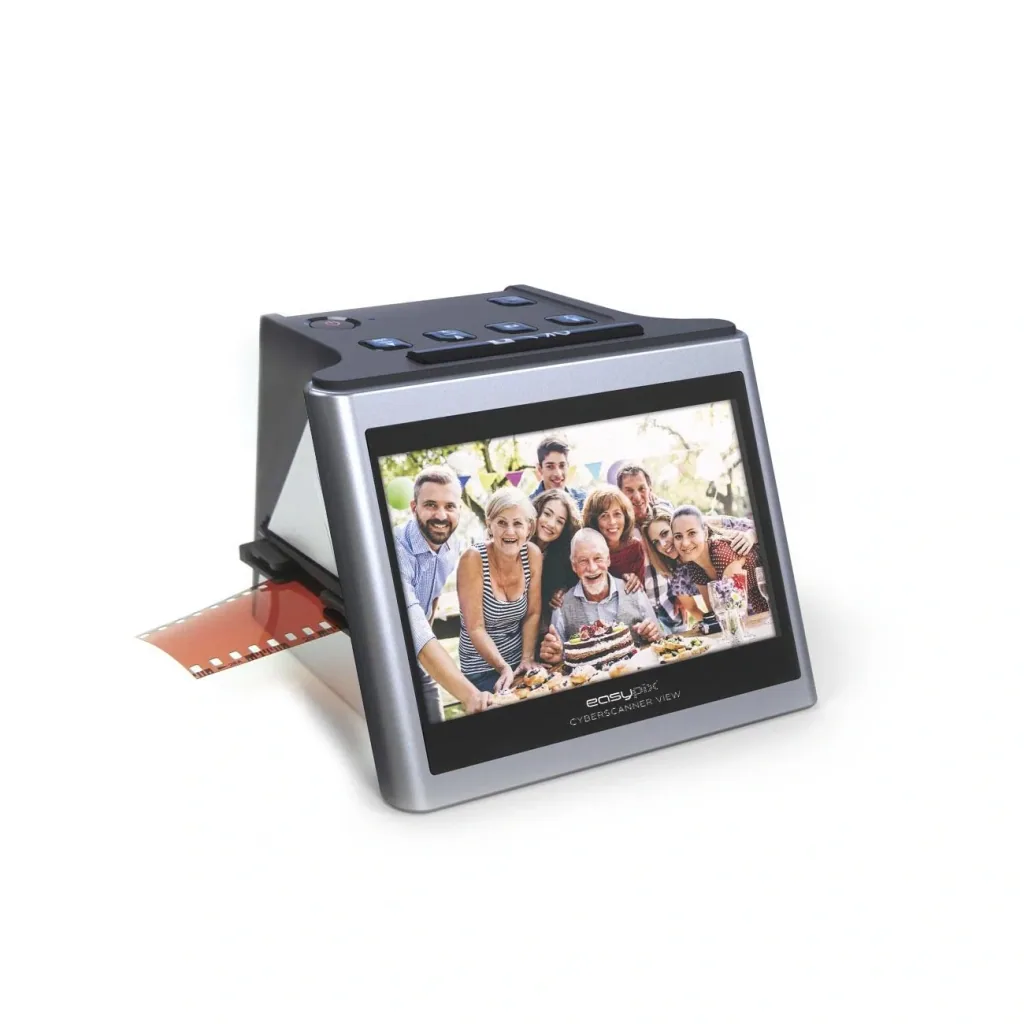 3in1 Dia- & Film-Scanner mit 14MP Sensor, Einfache Handhabung, 5",12,7cm Display, Bis 22MP Auflösung