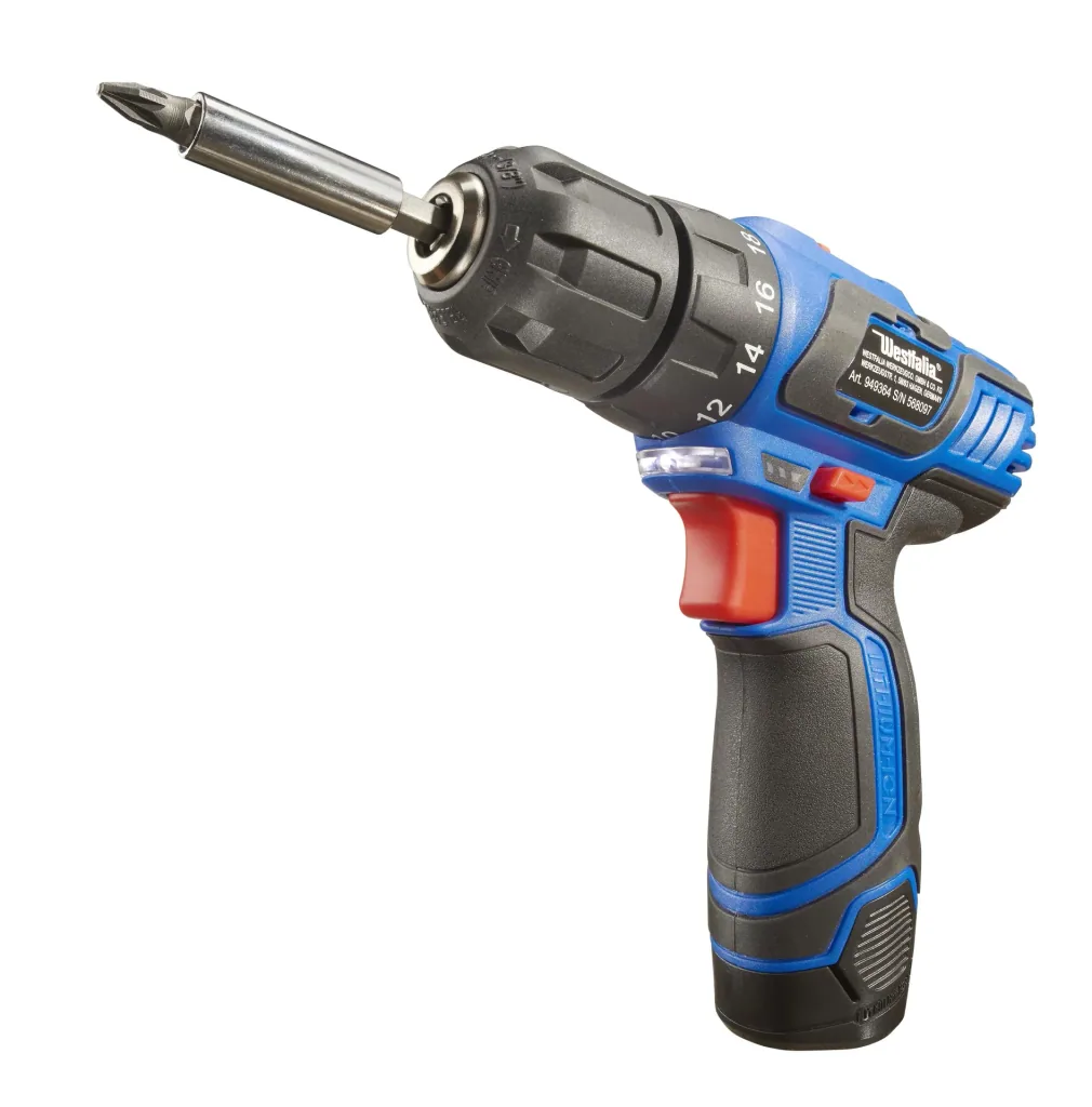 Akku-Bohrschrauber Set 12 Volt - 43-teilig