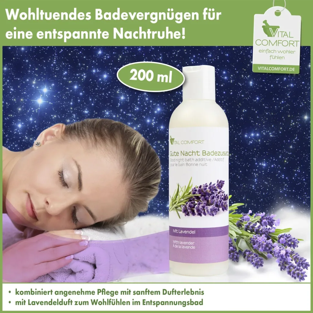 Badezusatz "Gute Nacht", Lavendel, 200 ml
