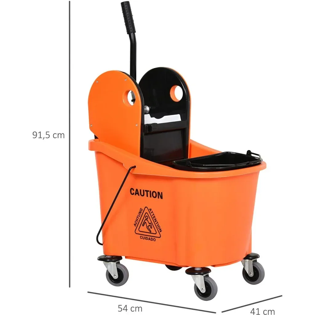 Putzwagen mit Auswringvorrichtung