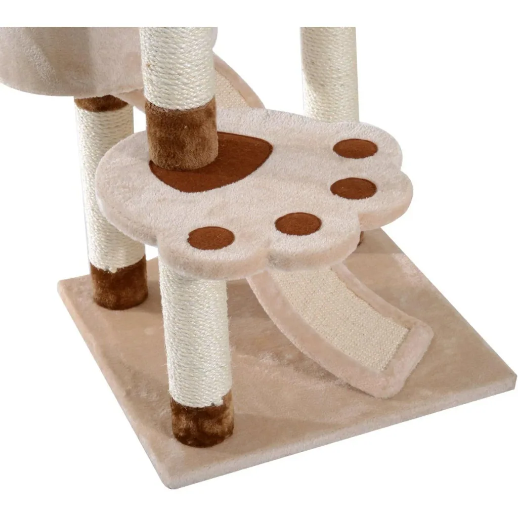 Kratzbaum Katzenbaum Kletterbaum Spielbaum beige