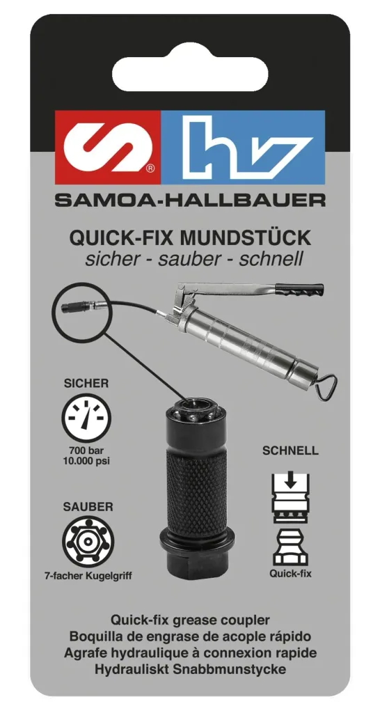 Spezialkupplung Quick - Fix für Fettpressen