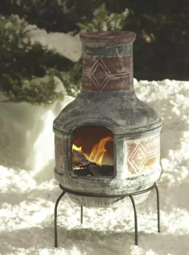 Mexiko Grillkamin "Geo Design"