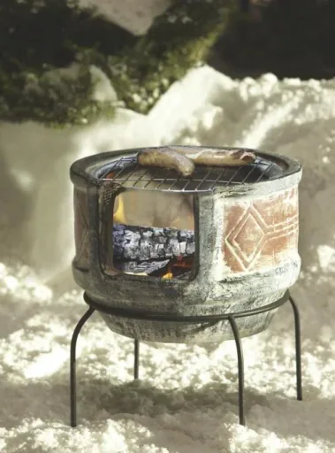Mexiko Grillkamin "Geo Design"
