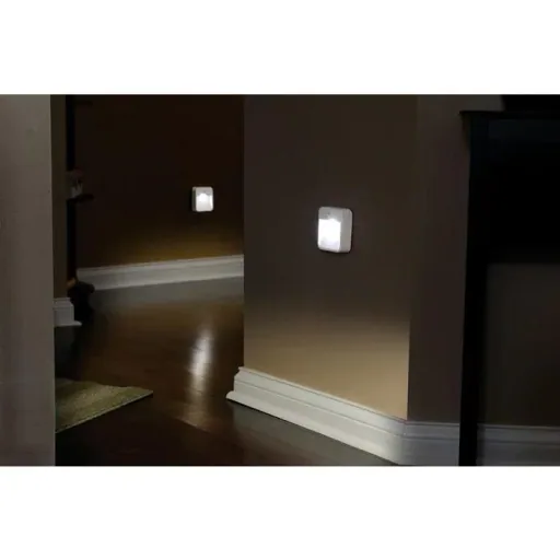 LED Treppenlicht weiß mit Bewegungsmelder MB720 IP44 2er Pack 20 Lumen
