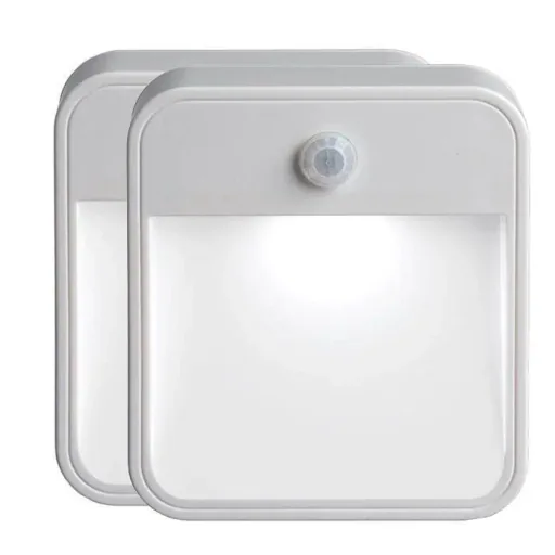 LED Treppenlicht weiß mit Bewegungsmelder MB720 IP44 2er Pack 20 Lumen