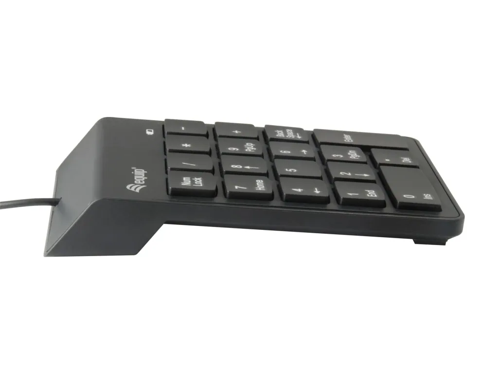 USB Nummernblock Keypad 245205, Plug-and-Play, schwarz