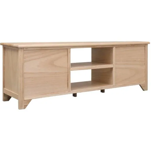 TV-Schrank 115x30x40 cm paulownia Holz