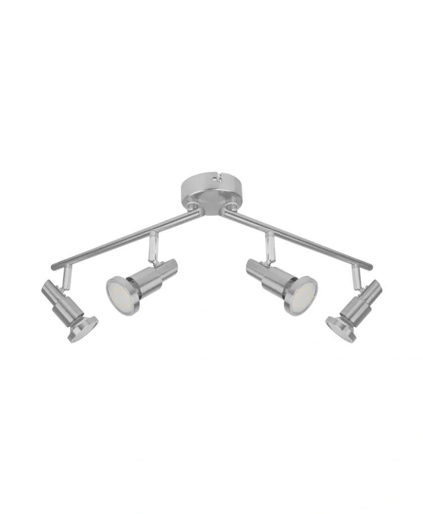 LED Spot Deckenanbau Leuchte GU10 4 x 3 Watt, mit 4 Spots