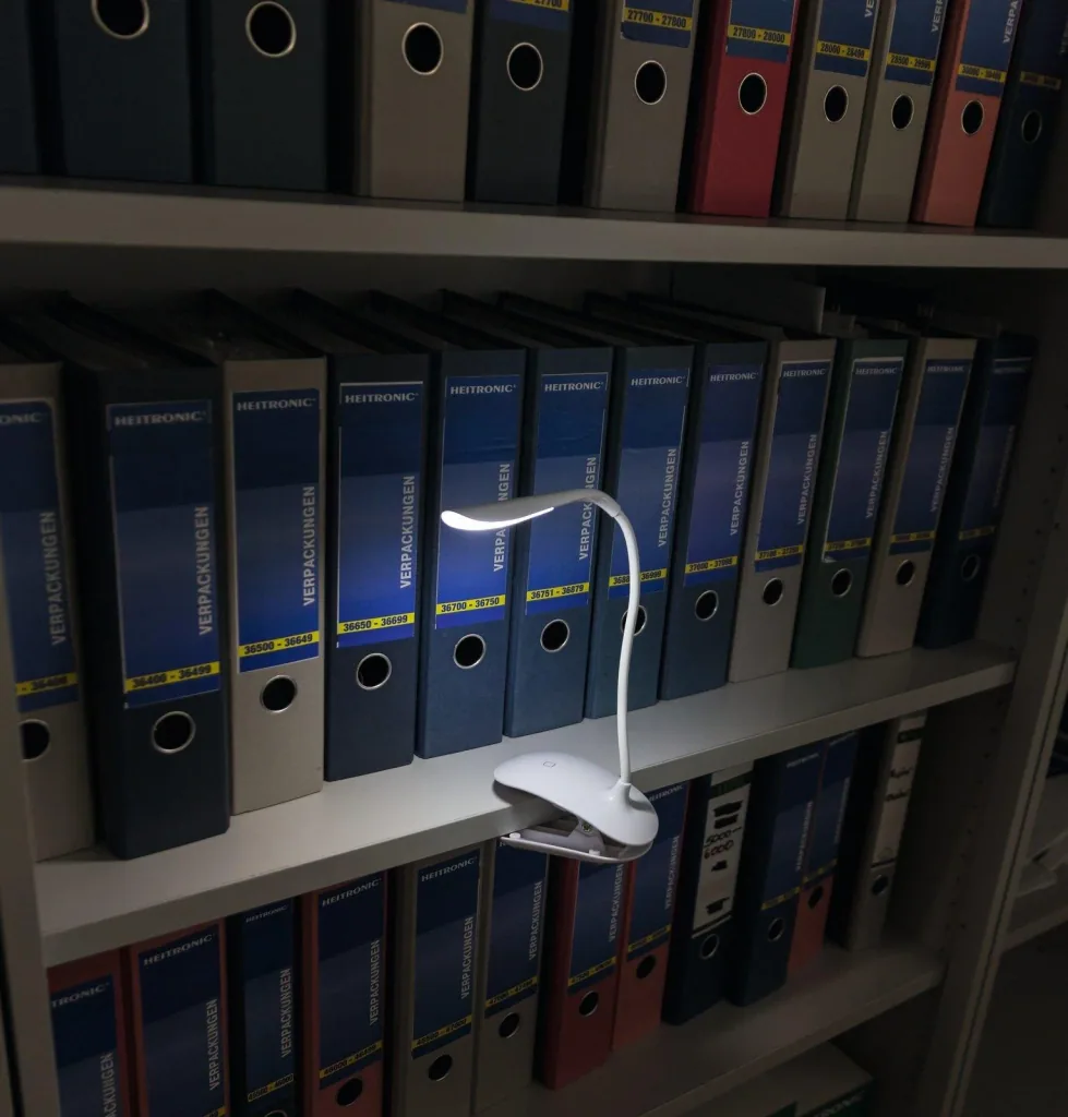 LED Tischleuchte "Siegrina" mit 14 tageslichtweißen SMD LEDs und schwenkbarem Flexarm