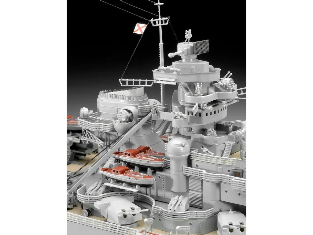 Modellbausatz Bismarck im Maßstab 1/350